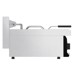 Frytownica elektryczna dwukomorowa nastolna - 10+10L - 16kW - z kranem spustowym - Czarny