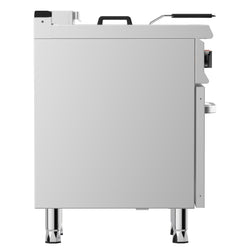 Frytownica elektryczna jednokomorowa wolnostojąca na szafce - 18L - 14kW - z zaworem spustowym - z zimną strefą