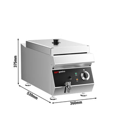 Frytkownica - 13 litra - 4,5 kW - z kranem spustowym