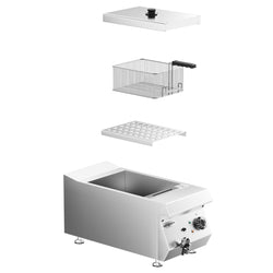Frytkownica - 13 litra - 4,5 kW - z kranem spustowym