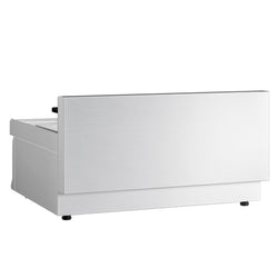 Frytownica elektryczna dwukomorowa nastolna - 10+10L - 18kW - z kranem spustowym - z zimną strefą