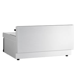 Frytownica elektryczna dwukomorowa nastolna - 10+10L - 16kW - z kranem spustowym - Czarny
