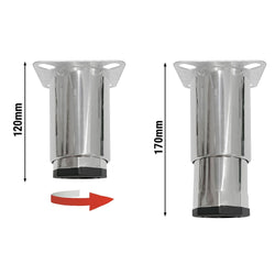 Podstawa ze stali nierdzewnej – do KTS, POS, KG, TS i TG