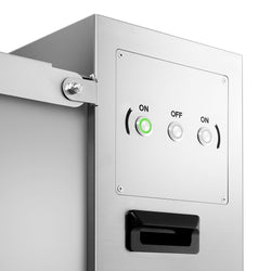 Elektryczna mieszałka do mięsa - 42l - maks. wsad 30kg - 70kg - 750W - zmiana kierunku obrotów