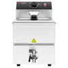 Frytkownica – elektryczna – 295 x 638 mm – 8 L – 3,25 kW – z kranem spustowym