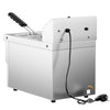 Frytkownica – elektryczna – 295 x 638 mm – 8 L – 3,25 kW – z kranem spustowym