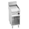 Płyta grillowa – elektryczna – gładka – 4 kW – z powłoką z twardego chromu – z podstawą