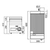 Płyta grillowa – elektryczna – ryflowana – 4 kW