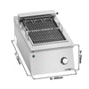 Grill – elektryczny – stołowy – 400 mm – 4 kW