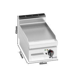 Elektryczna płyta grillowa - 4,8 kW - Gładka