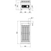 Grill elektryczny - 5,4kW - 400mm - Nastawny - 900mm głębokości - Ruszt na stałej wysokości