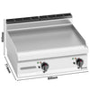 Płyta grillowa elektryczna - 9,6 kW - Gładka