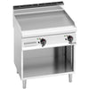 Płyta grillowa – elektryczna – ryflowana – 9,6 kW