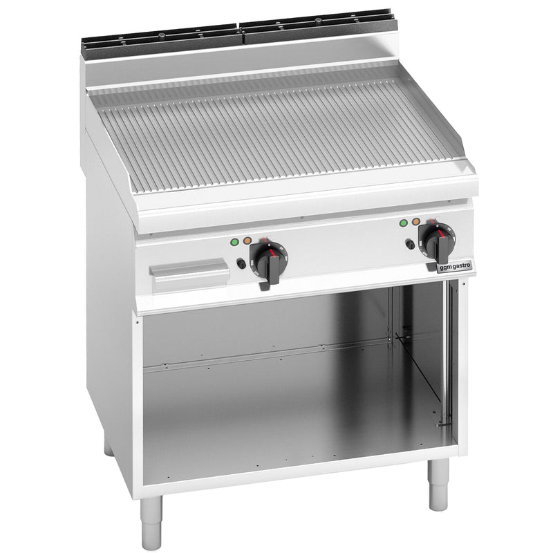 Elektryczna płyta grillowa - 9,6 kW - Ryflowana