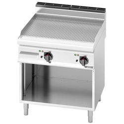 Elektryczna płyta grillowa - 9,6 kW - Ryflowana