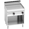 Commercial Electric Griddle - 9.6kW - Smooth Plate - Cooking area: 795x500mm - on Stand
