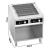 Grill – elektryczny – 800 mm – 10,8 kW – z cyfrowym sterowaniem Bflex