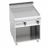 Commercial Electric Griddle - 11.4kW - Ribbed Plate - Cooking area: 796x667mm - on Stand