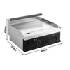 Electric frying plate - 8.1 kW - Smooth