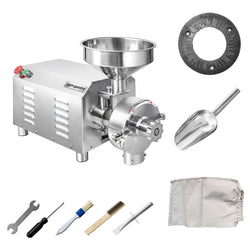 Elektrische Getreidemühle - 40kg/h - Mahlgrad stufenlos einstellbar - 1500 rpm