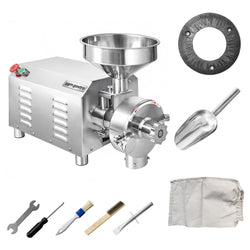 Elektrische Getreidemühle - 60kg/h - Mahlgrad stufenlos einstellbar - 1500 U/min