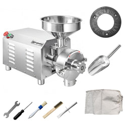 Elektrische Getreidemühle - 80kg/h - Mahlgrad stufenlos einstellbar - 1500 rpm