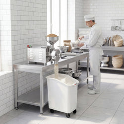 Elektrische Getreidemühle - 60kg/h - Mahlgrad stufenlos einstellbar - 1500 U/min