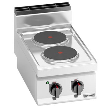 Kuchenka elektryczna - 5,2 kW - 2 okrągłe płyty - Prime Gastro