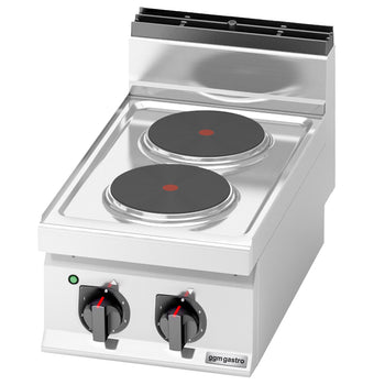 Kuchenka elektryczna - 5,2 kW - 2 okrągłe płyty - Prime Gastro