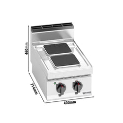 Elektryczna Kuchenka - 5,2 kW - 2 Płyty kwadratowe