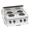 Electric Boiling Top - 10.4kW - 4 plates