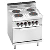 Electric Oven Range - 10.4kW - 4 plates - with Electric Oven Static Oven - 7.5kW