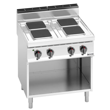 Kuchenka elektryczna - 10,4 kW - 4 płyty kwadratowe - Prime Gastro