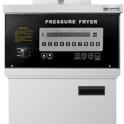 Frytownica elektryczna wysokociśnieniowa z systemem filtracji - 24 litry - 13,5 kW - Cyfrowa