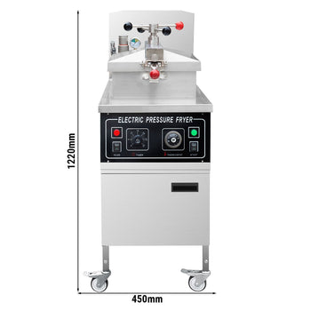 Frytownica elektryczna wysokociśnieniowa - 24 litry - 13,5 kW - Ręczna - Prime Gastro