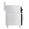 Kuchnia elektryczna - 4,6kW - 2 płyty okrągłe Ø224/181mm - zamknięta podstawa z drzwiami