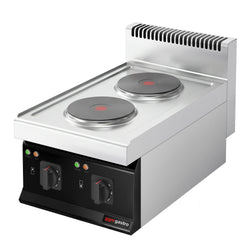 Kuchnia elektryczna - 4,6kW - 2 płyty okrągłe Ø224/181mm