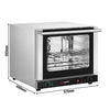 Convection oven – for 4 trays 430 x 315 mm – from +50 to +250 °C – manual – with steam function – with timer function – with 3 baking trays, image 2 of 13