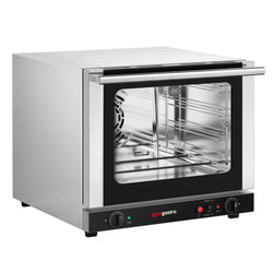 Convection oven – for 4 trays 430 x 315 mm – from +50 to +250 °C – manual – with steam function – with timer function – with 3 baking trays, image 3 of 13