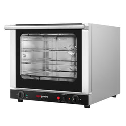 Convection oven – for 4 trays 430 x 315 mm – from +50 to +250 °C – manual – with steam function – with timer function – with 3 baking trays, image 6 of 13