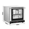 Convection oven – 4x GN 2/3 – manual – with timer function – with 3 baking trays, image 2 of 13