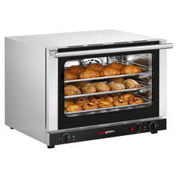 Convection oven – 4x GN 1/1 – manual – with steam function – with timer function – with 3 baking trays, image 4 of 13