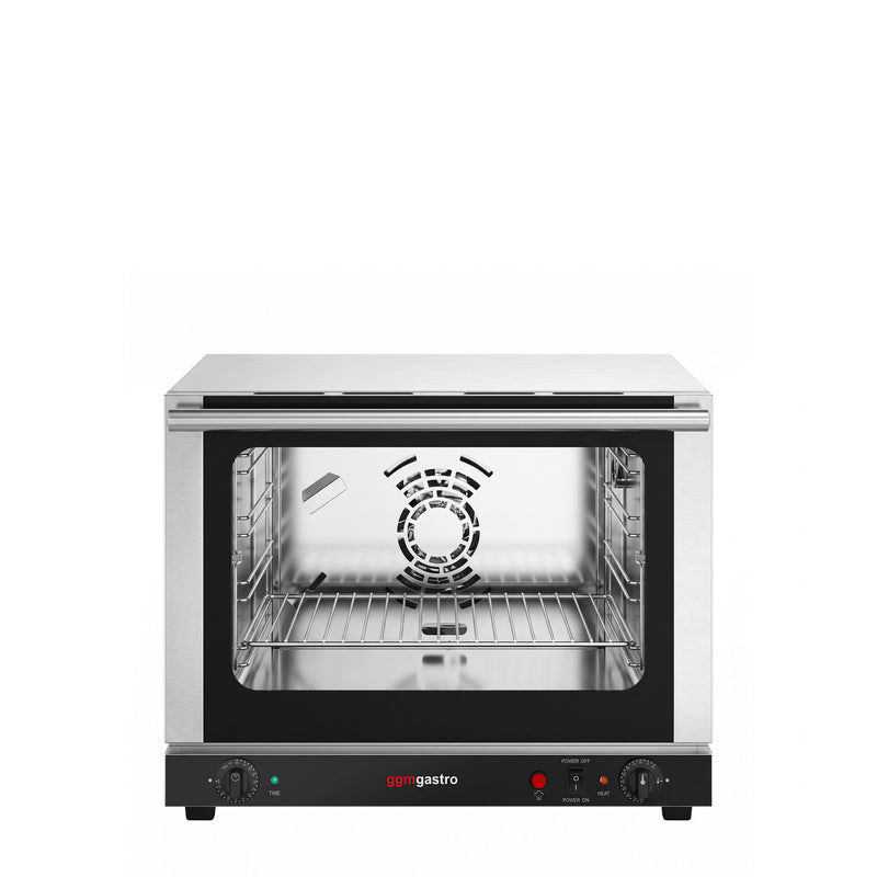 Convection oven – 4x GN 1/1 – manual – with steam function – with timer function – with 3 baking trays, image 1 of 13