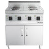 Electric Boiling Top - 9.2kW - 4 plates - with base cabinet - 2 doors