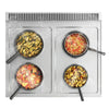 Electric Boiling Top - 9.2kW - 4 plates - with base cabinet - 2 doors