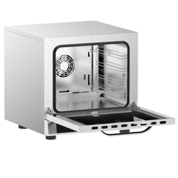 Piec konwekcyjny KOMPAKTOWY elektryczny z nawilżaniem - mechaniczny - 1 komora pieczenia - 4x 429x345mm - z 4 blachami 429x345mm