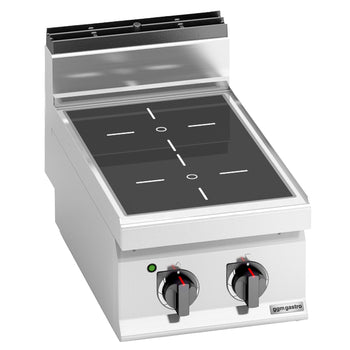 Kuchenka na podczerwień - 6,4 kW - 2 płyty grzewcze - Prime Gastro