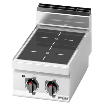 Kuchenka na podczerwień - 6,4 kW - 2 płyty grzewcze - Prime Gastro