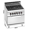Electric Oven Range - 20.3kW - 4 zones - with Electric Oven Static Oven - 7.5kW