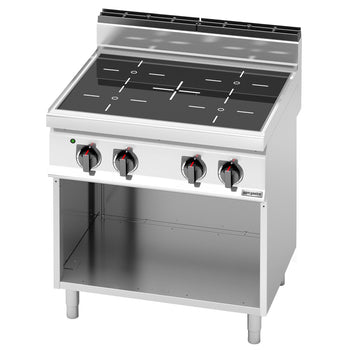 Kuchenka na podczerwień - 12,8 kW - 4 płyty grzewcze - Prime Gastro